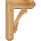 Ekena Millwork Imperial Craftsman Rough Sawn Bracket w/ Offset Brace, Western Red Cedar, 8"W x 22"D x 30"H BKT0806X22X30IMP04RWR - alternate 2